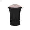 SWAYING 25 Early Spring Hanging Sleeve Colorblock Pullover SW-SW25PS1T03-HEIHUI Black and Gray SW25PS1T03